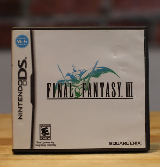 Final Fantasy 3 Nintendo DS Video Game Complete