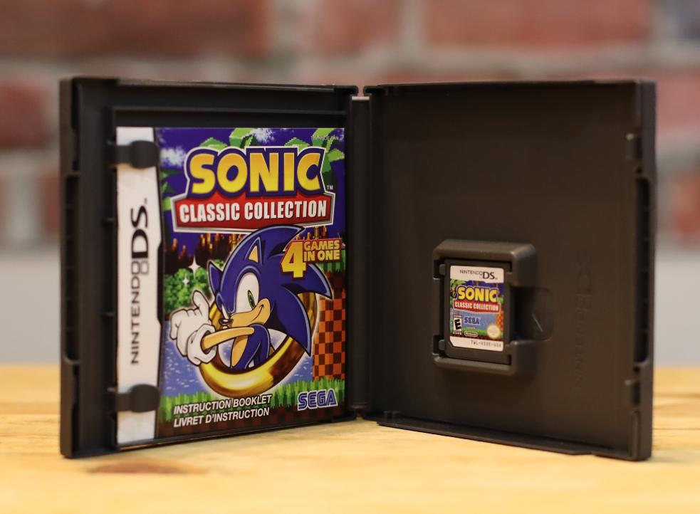 Sonic Classic Collection Nintendo DS 3DS w/ Genuine Case MISSING MANUAL  10086670356