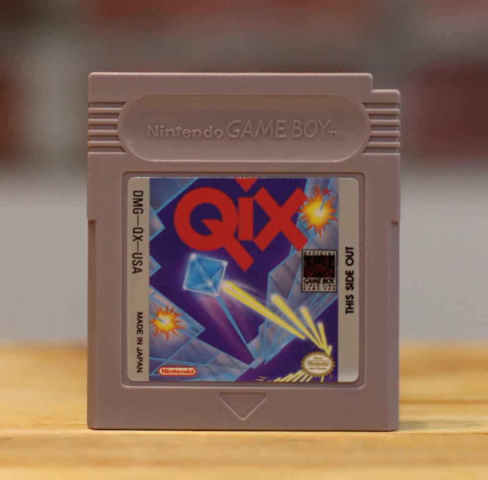 QIX Nintendo Game Boy Video Game Tested