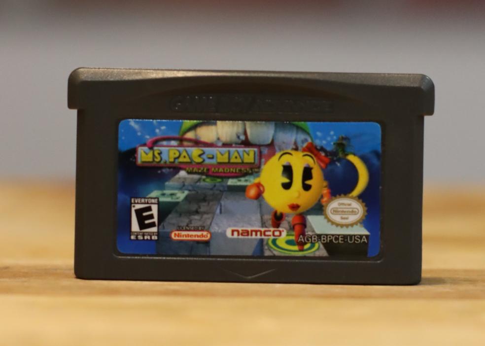 Ms Pac-Man Nintendo Game Boy Advance Video Game Tested