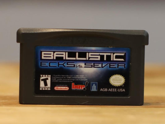 Ballistic Ecks Vs Sever Nintendo Gameboy Advance GBA Video Game Tested