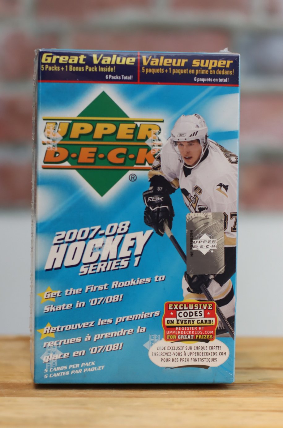 2007/08 Upper Deck Series One Hockey Cards Retail Blaster Box (6 Packs)