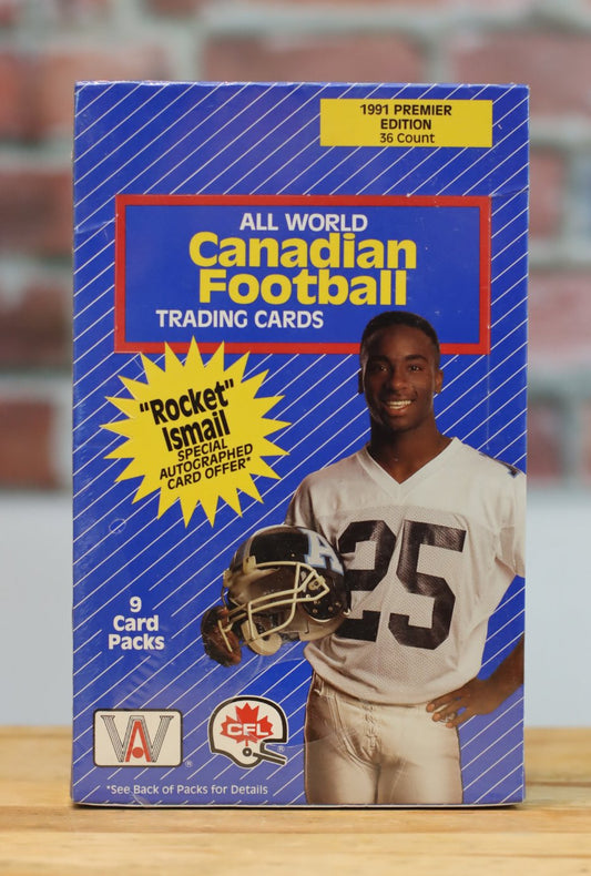 1991 All World CFL Canadian Football League Trading Cards (36 Packs)