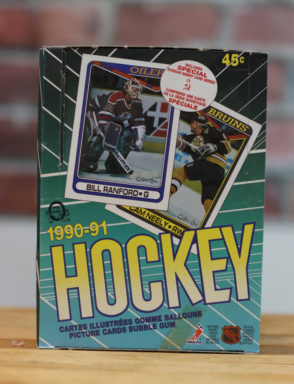 1990/91 OPC O-Pee-Chee Hockey Cards Wax Box (36 Packs)