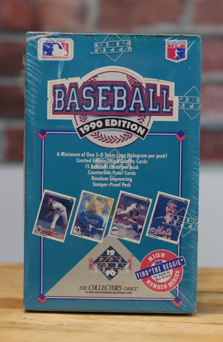 1990 Upper Deck High Series Baseball Cards Hobby Wax Box (36 Packs)