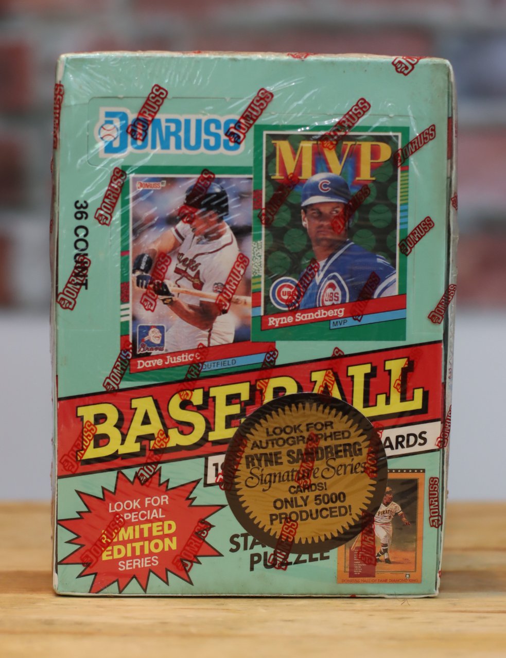 1991 Donruss Baseball Cards Series One & Two Wax Box Lot (Rare Canadian Edition)