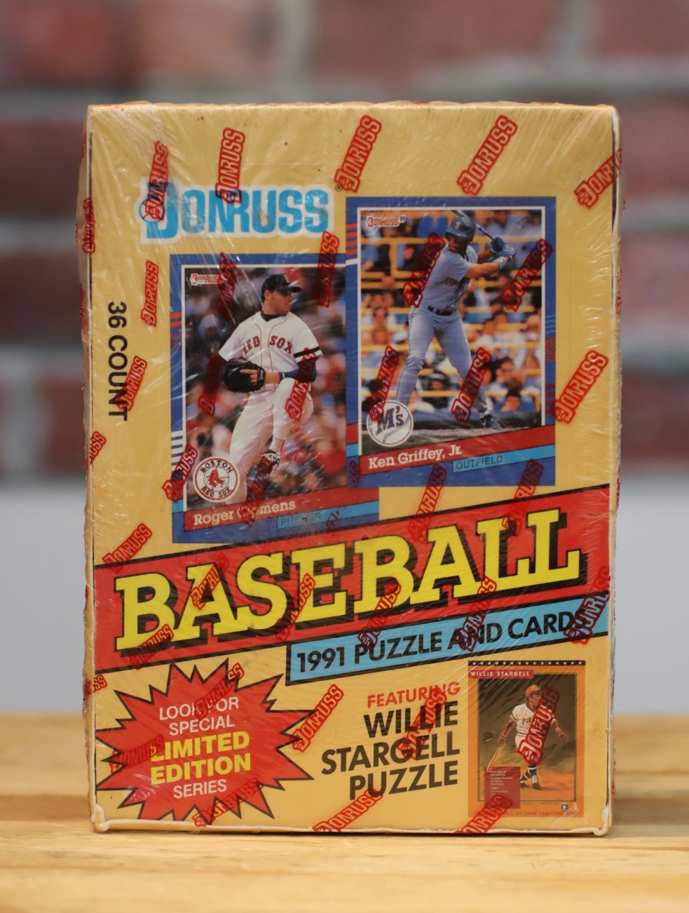 1991 Donruss Baseball Cards Series One & Two Wax Box Lot (Rare Canadian Edition)