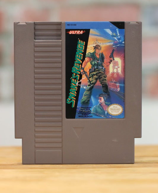 Snake's Revenge Original NES Nintendo Video Game Tested