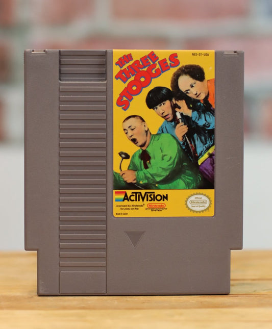 The Three Stooges Original NES Nintendo Video Game Tested