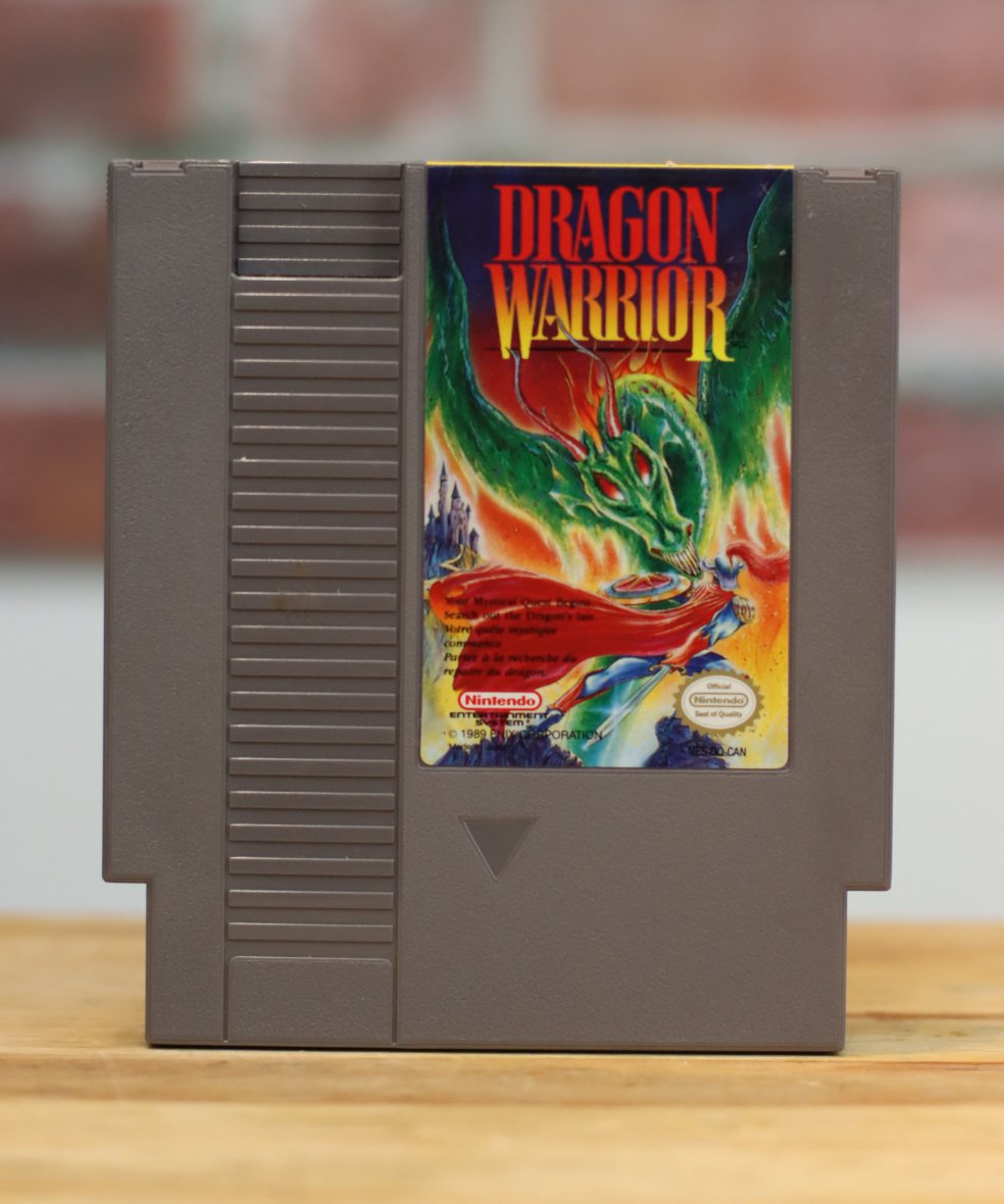 Dragon Warrior Original NES Nintendo Video Game Tested