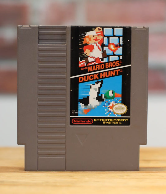 Super Mario Bros/Duck Hunt Original NES Nintendo Video Game Tested