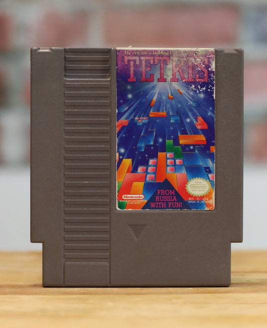 Tetris Original NES Nintendo Video Game Tested