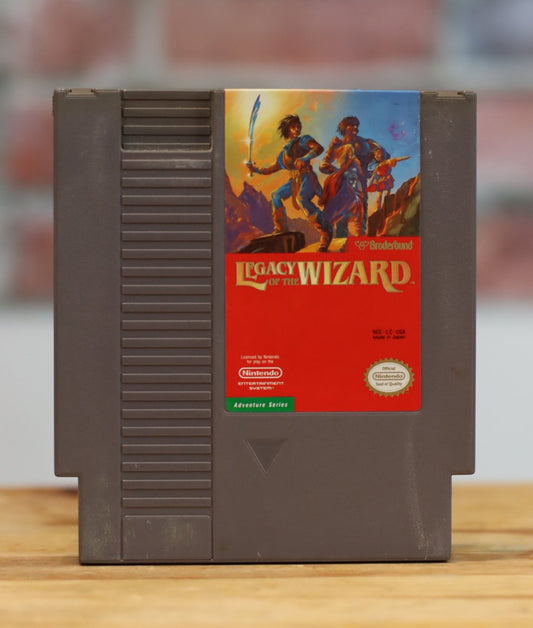 Legacy Of The Wizard Original NES Nintendo Video Game Tested