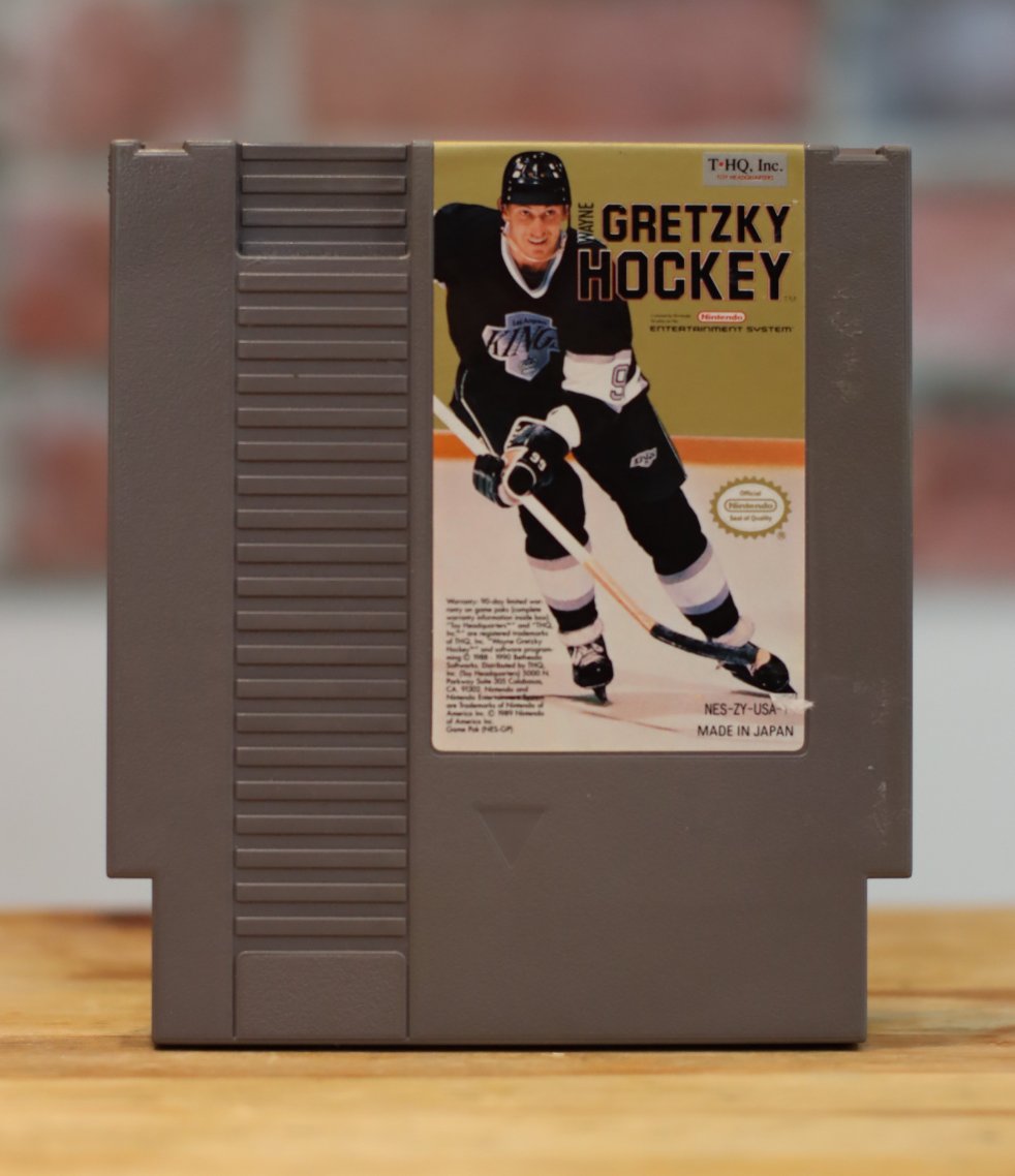Wayne Gretzky Hockey Original NES Nintendo Video Game Tested