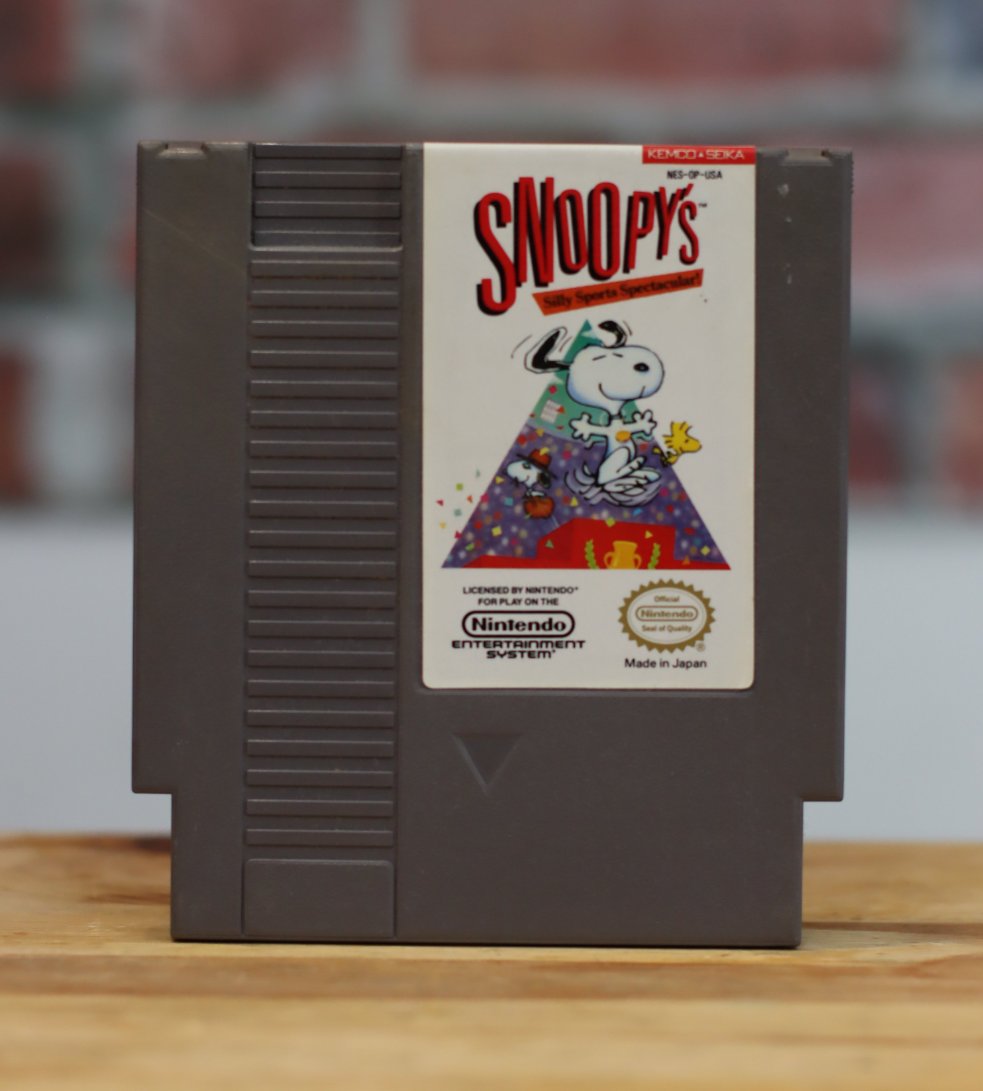 Snoopy Silly Sports Spectacular Original NES Nintendo Video Game Tested