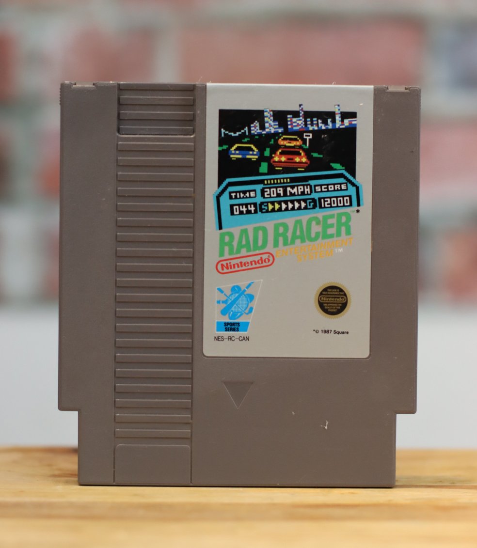Rad Racer Original NES Nintendo Video Game Tested