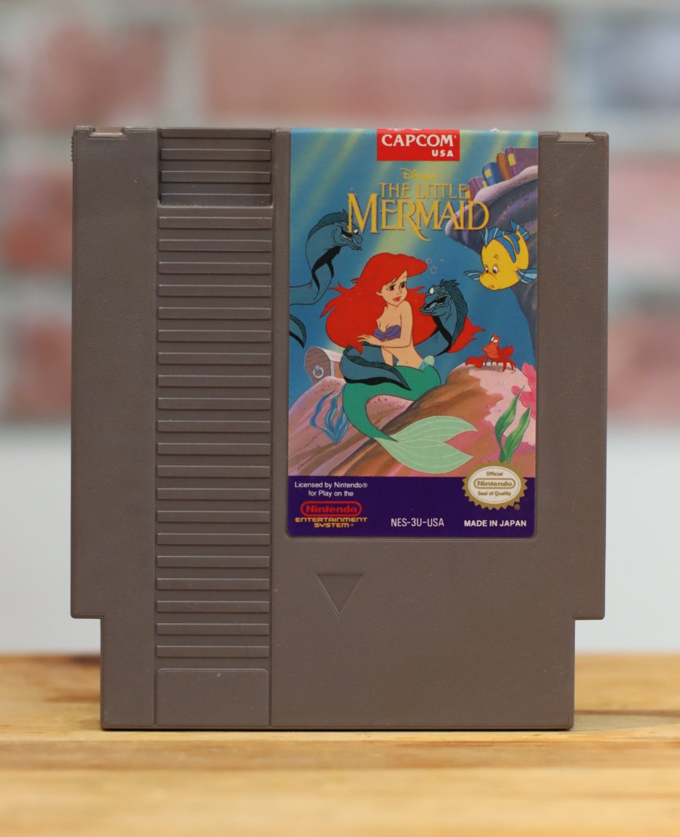 Little Mermaid Original NES Nintendo Video Game Tested
