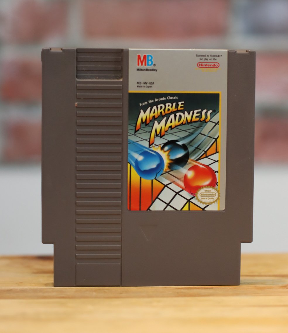Marble Madness Original NES Nintendo Video Game Tested