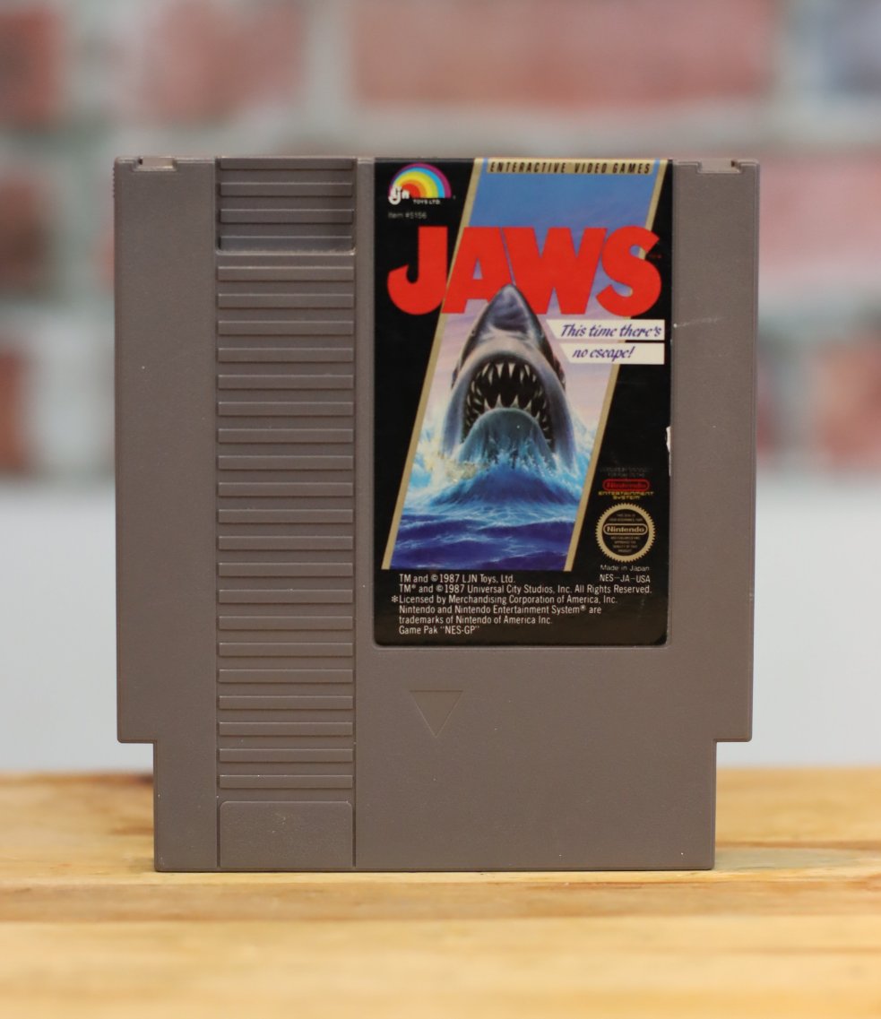 JAWS Original NES Nintendo Video Game Tested