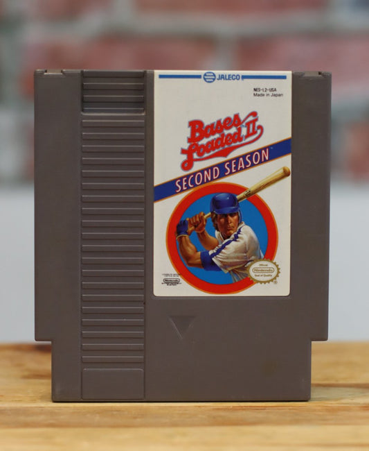 Bases Loaded: Second Season Original NES Nintendo Video Game Tested