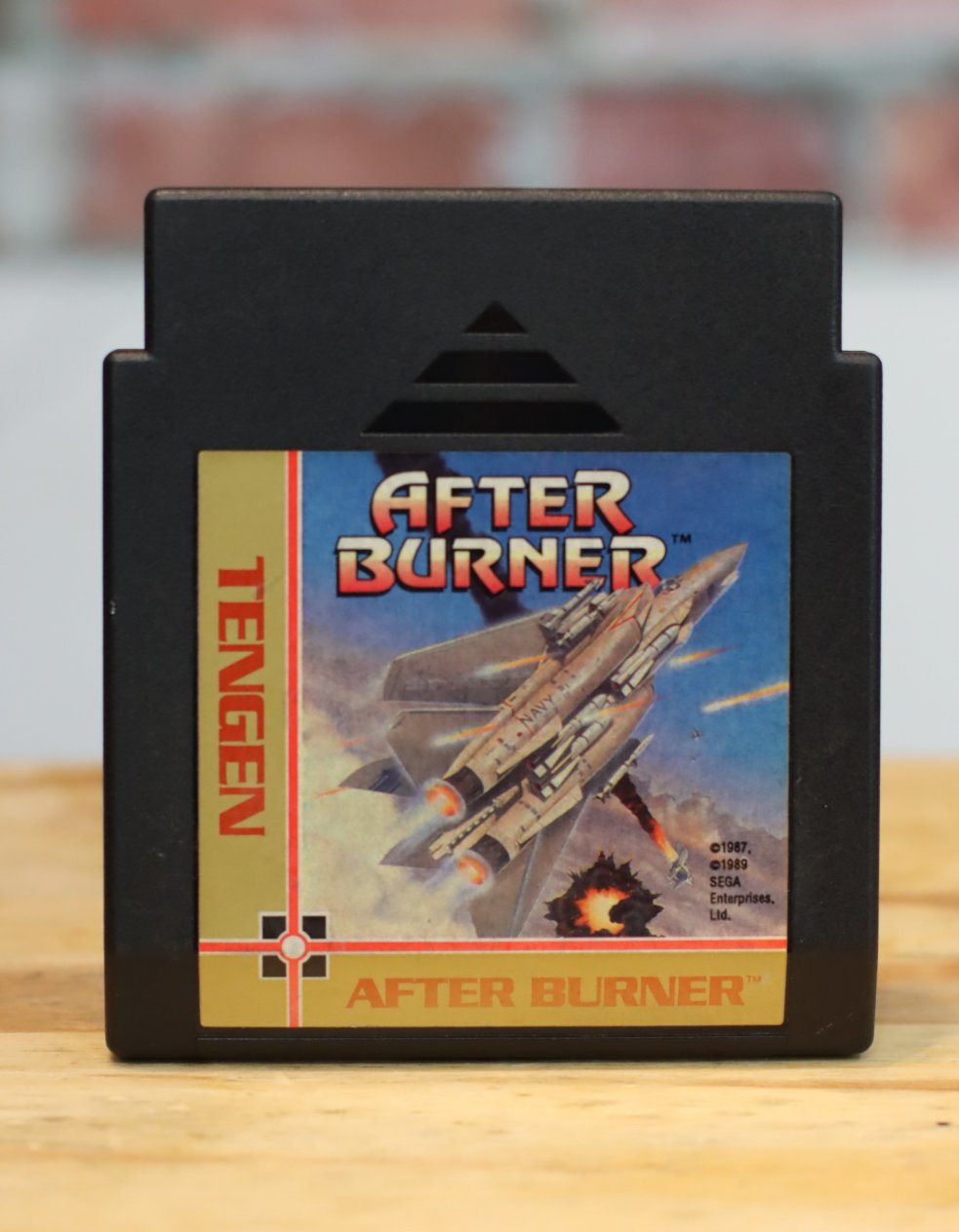 After Burner Tengen Original NES Nintendo Video Game Tested