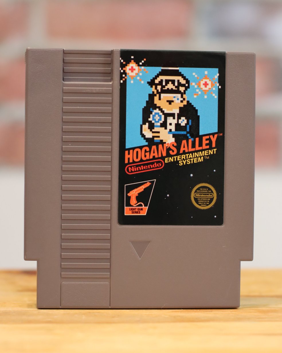 Hogan's Alley Original NES Nintendo Video Game Tested