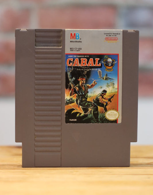 Cabal Original NES Nintendo Video Game Tested