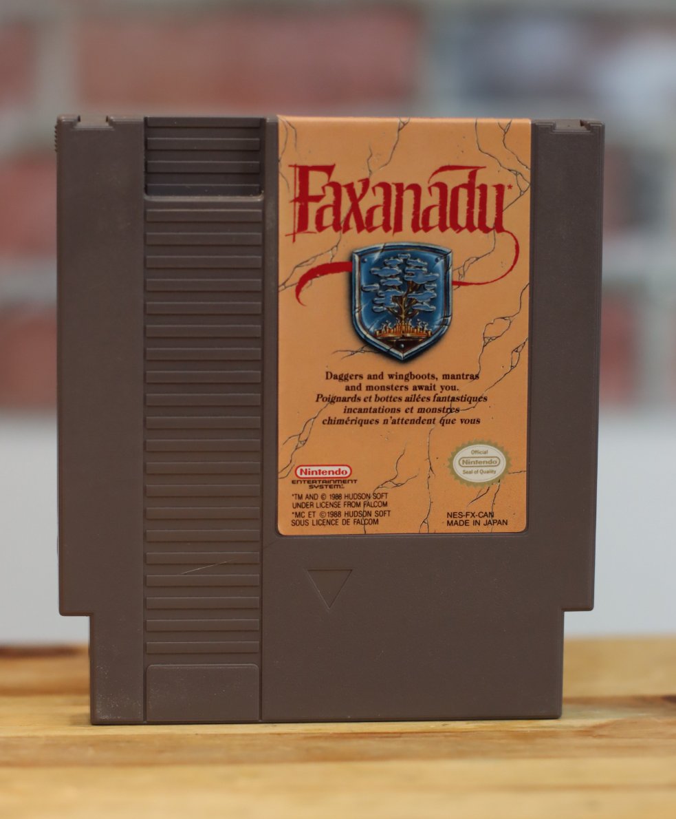 Faxanadu Original NES Nintendo Video Game Tested