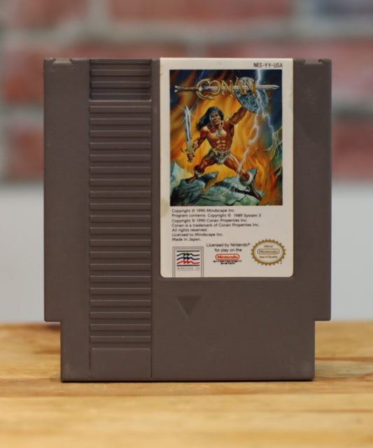 Conan The Mystery Of Time Original NES Nintendo Video Game Tested