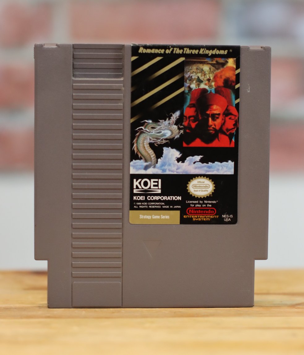 Romance Of The Three Kingdoms Original NES Nintendo Video Game Tested