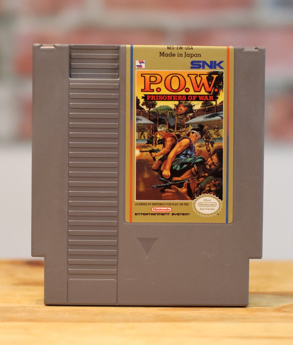 P.O.W Prisoners Of War Original NES Nintendo Video Game Tested