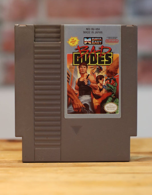Bad Dudes Original NES Nintendo Video Game Tested