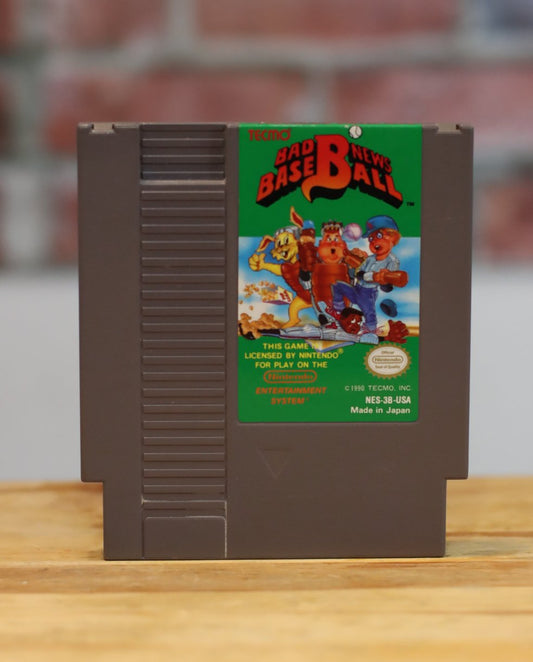 Bad News Baseball Original NES Nintendo Video Game Tested