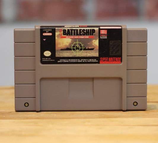 Battleship Original SNES Super Nintendo Video Game Tested