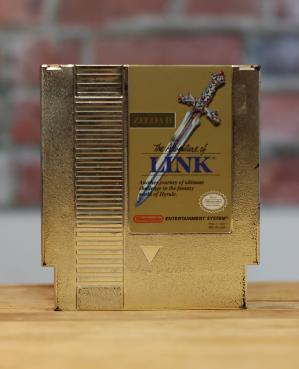 Zelda Adventures Of Link Original NES Nintendo Video Game Tested
