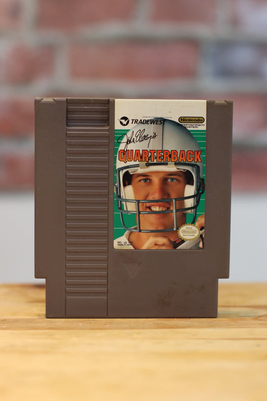 John Elway Quarterback Football Original NES Nintendo Video Game Tested