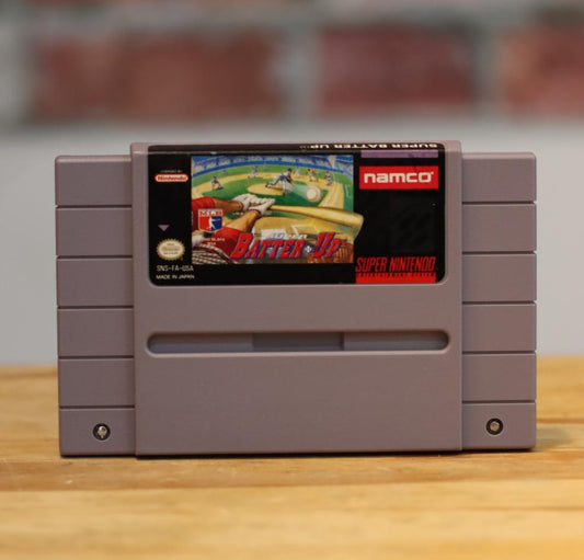 Batter Up Baseball Original SNES Super Nintendo Video Game Tested