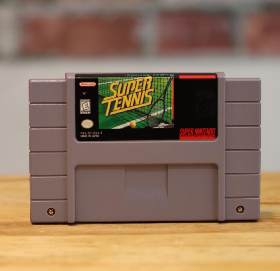 Super Tennis Original SNES Super Nintendo Video Game Tested