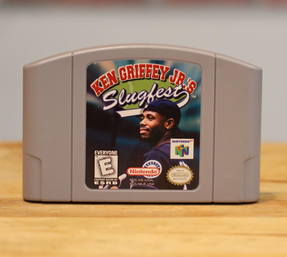 Ken Griffey Jr Slugfest Baseball Original Nintendo N64 Video Game Tested