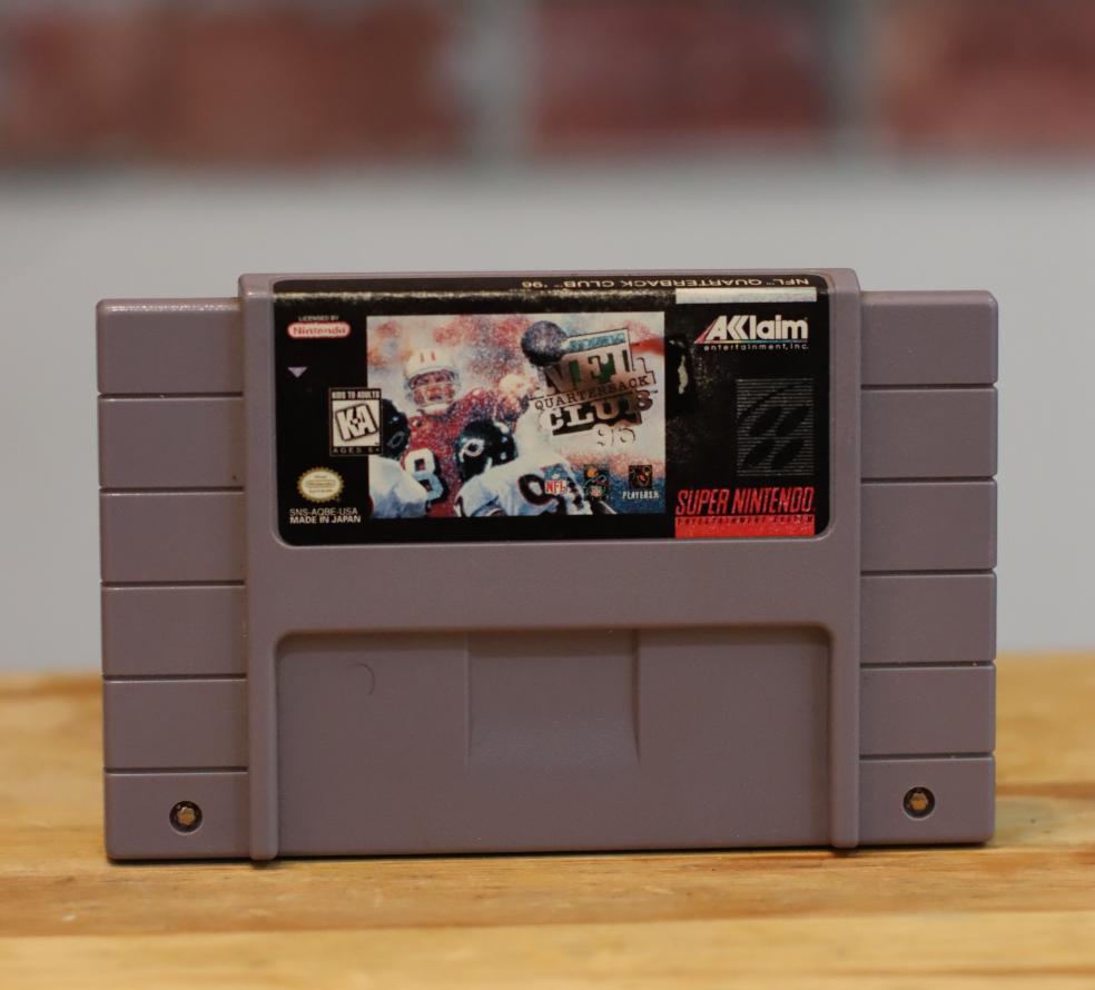 NFL Club Football Original SNES Super Nintendo Video Game Tested