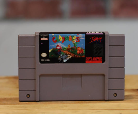 Claymates Original SNES Super Nintendo Video Game Tested