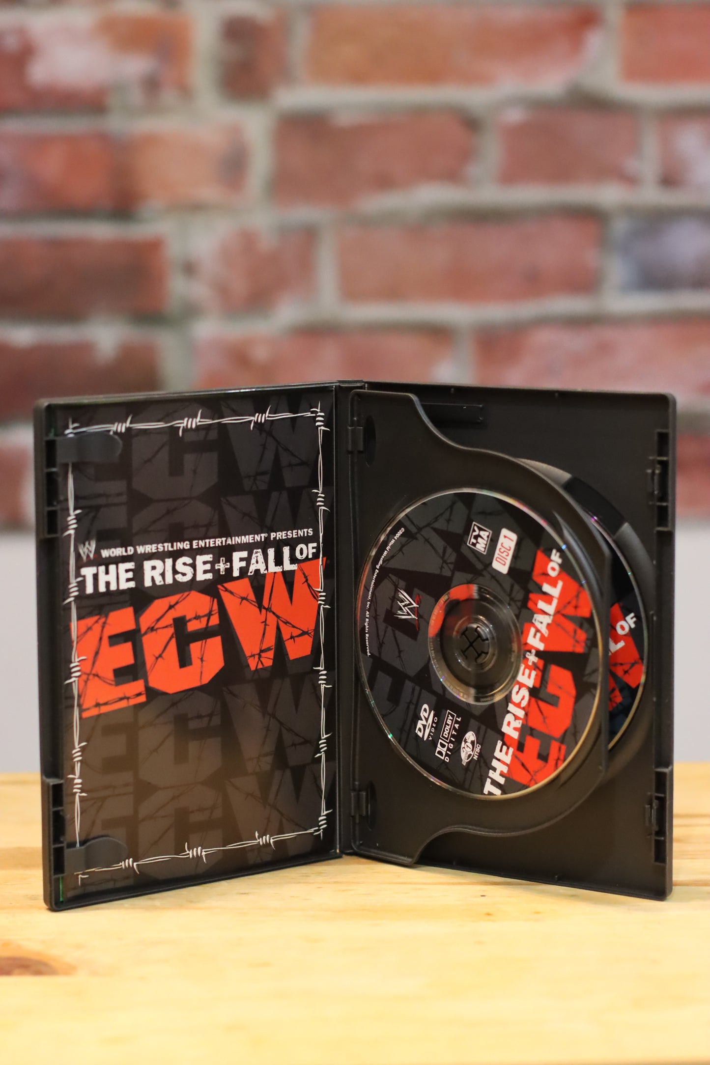 The Rise & Fall Of ECW Wrestling 2 Disc DVD Set (2004 WWE)