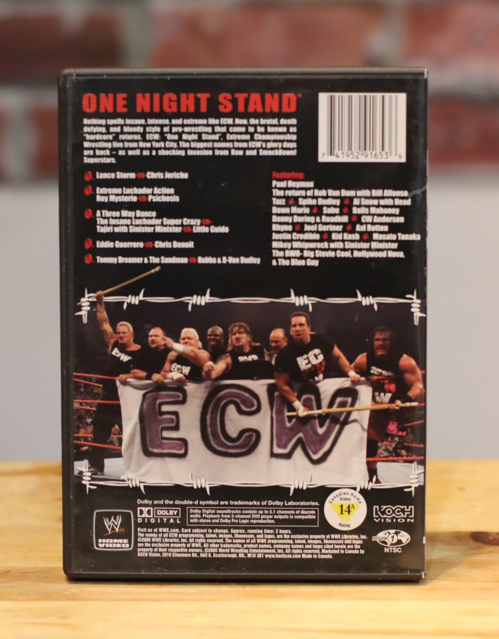 ECW One Night Stand Wrestling PPV Pay Per View (June 2005)