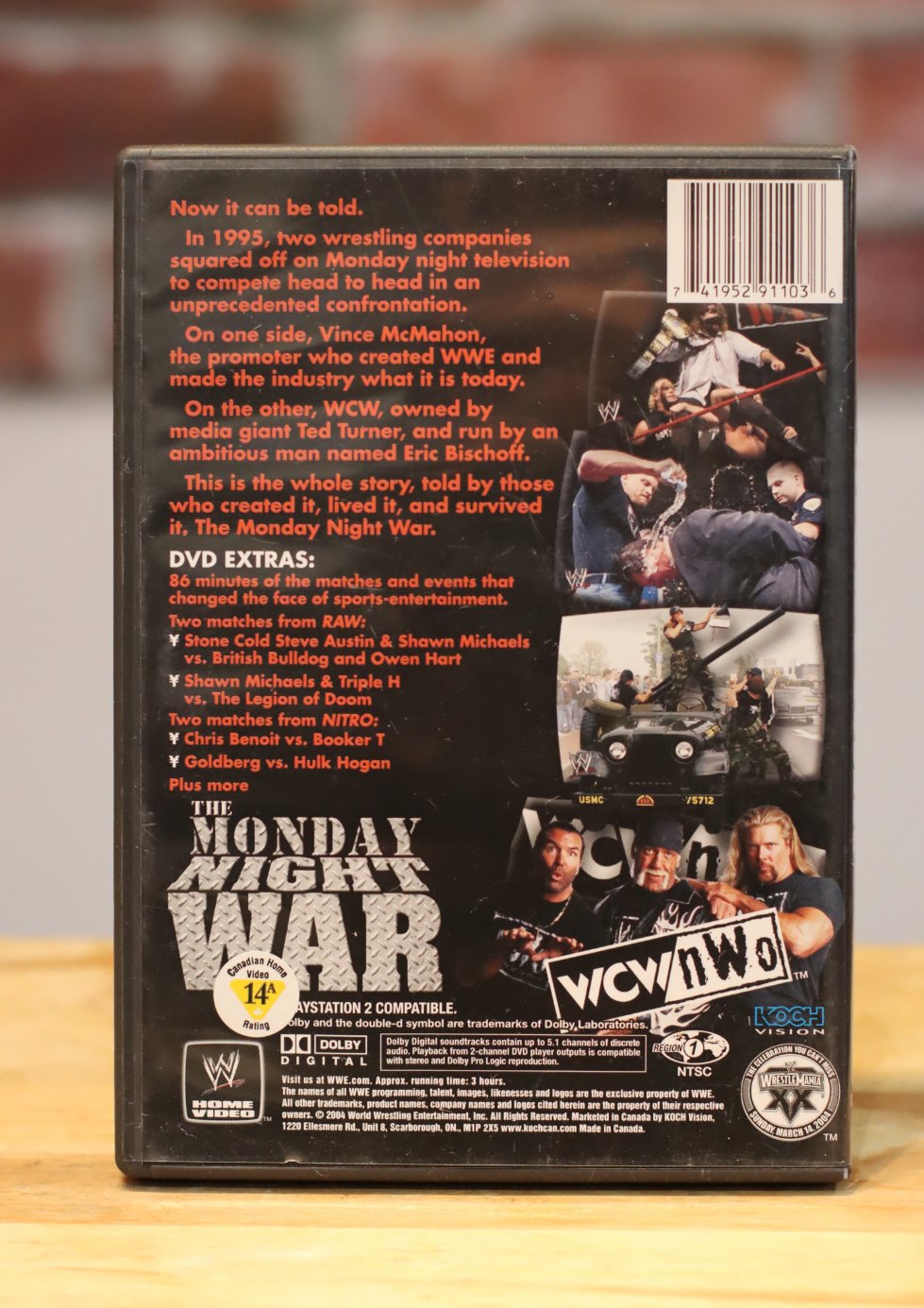 Monday Night War WWE WCW Wrestling DVD Video