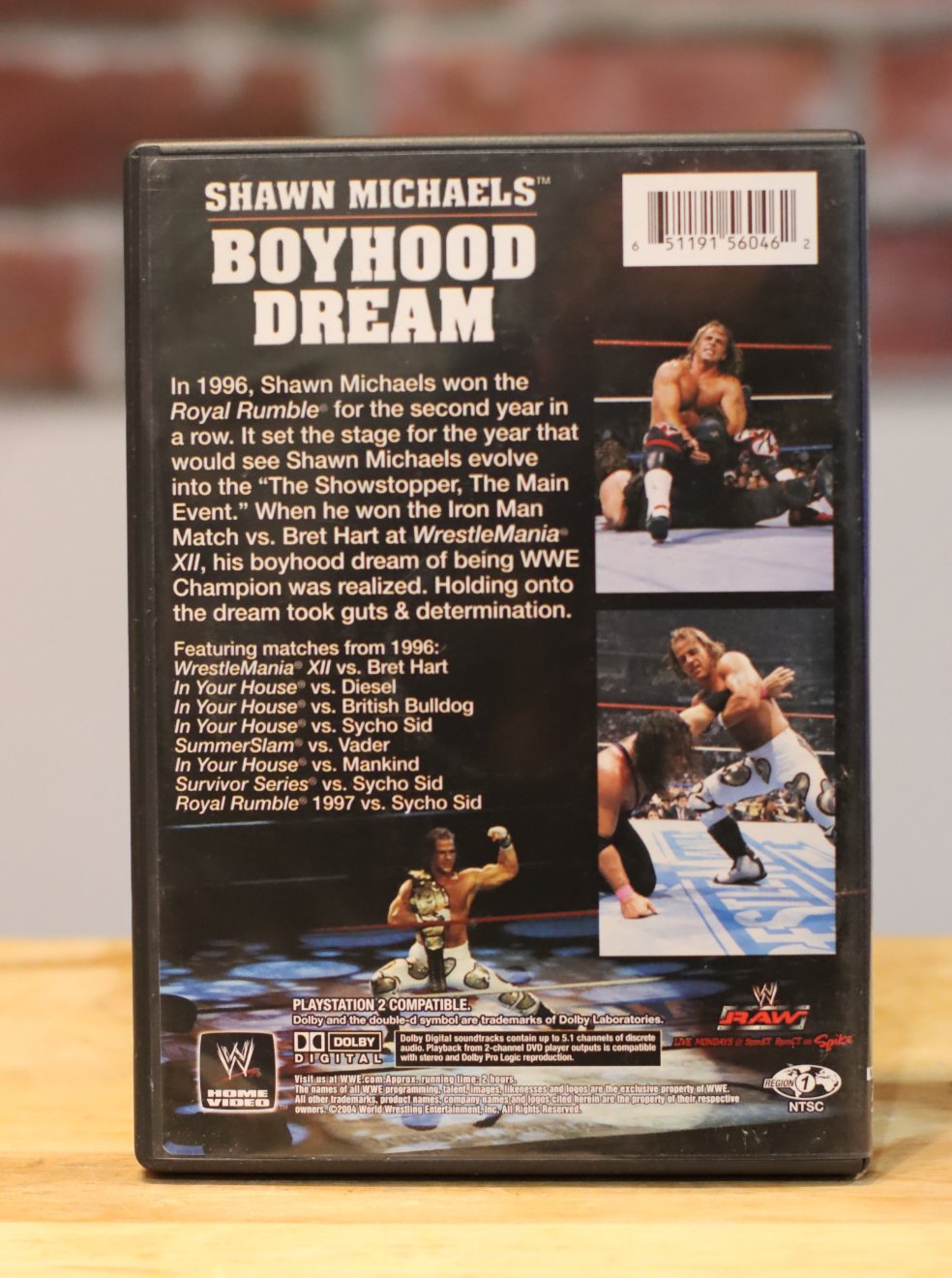 Shawn Michaels Boyhood Dream WWE WWF Wrestling DVD Video