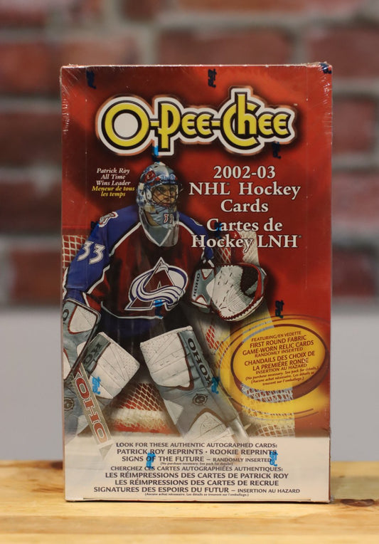 2002/03 OPC O-Pee-Chee Hockey Cards Hobby Box (36 Packs)