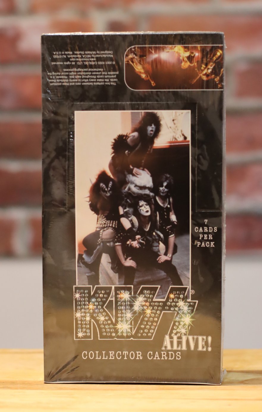 2001 KISS Alive Music Collector Trading Cards Hobby Wax Box (36 Packs)