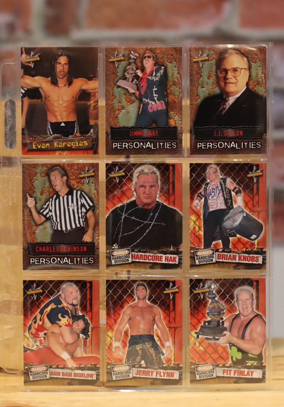 1999 Topps WCW Wrestling Embossed Trading Cards Complete Set (72 Cards)
