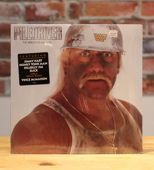1987 WWF Wrestling Original Pile Driver Vinyl Record Album Factory Sealed