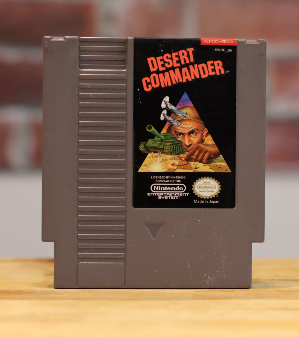 Desert Commander Original NES Nintendo Video Game Tested